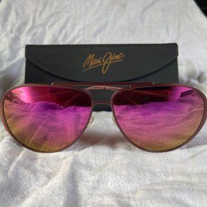 New Maui Jim Sunglasses, "Shallows" Lenses: Mirrored, Polarized, Pink Color